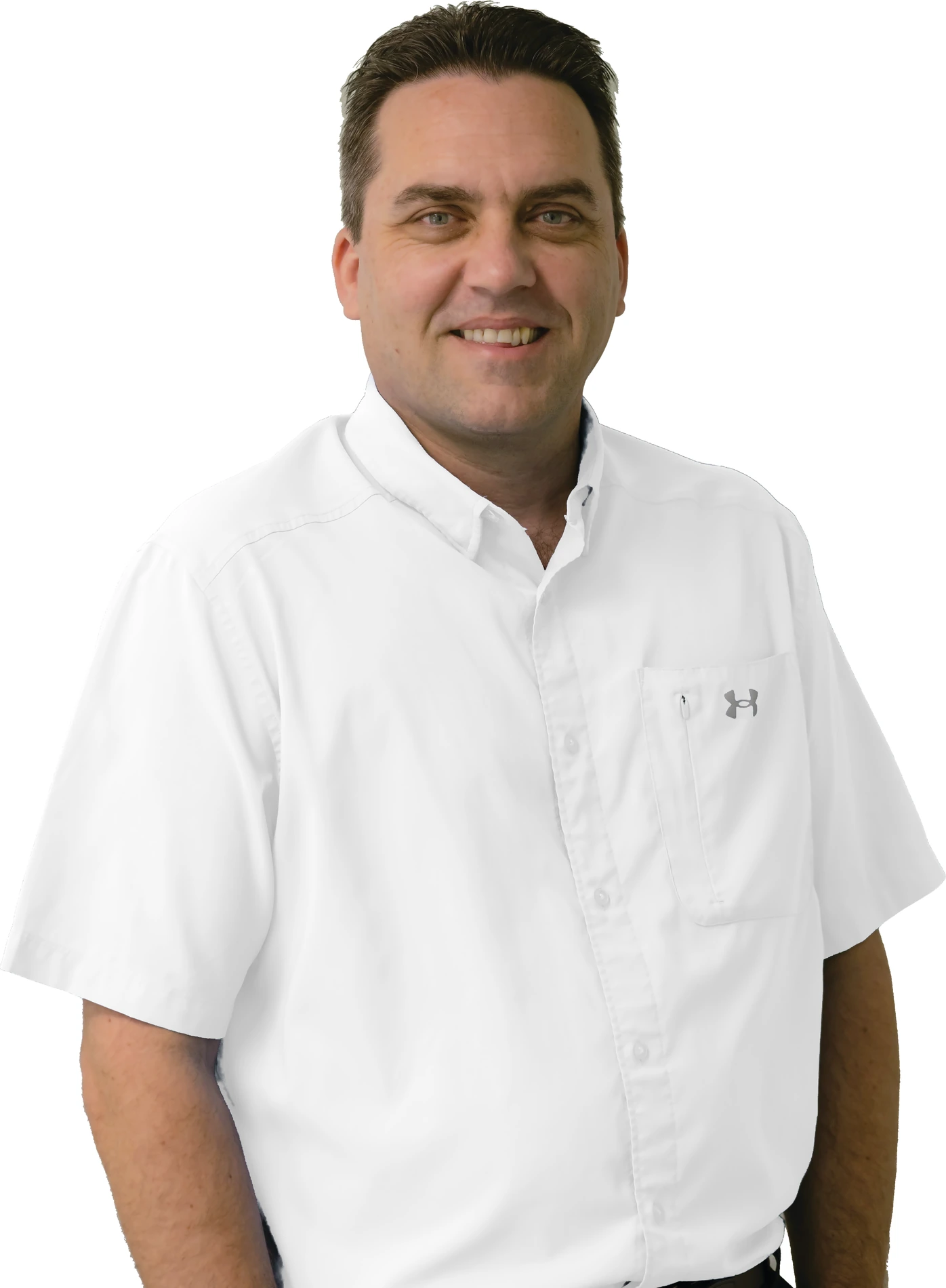 David Pytlik in a white shirt